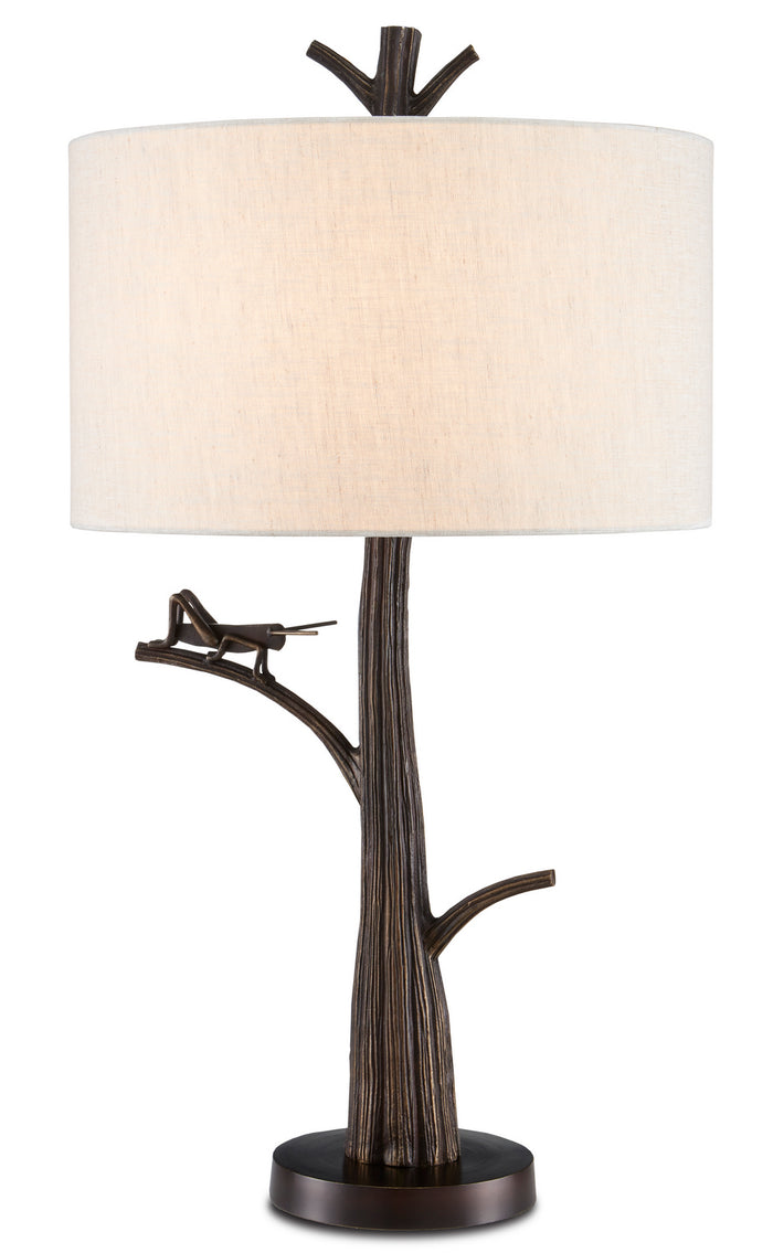 Currey and Company - 6000-0774 - One Light Table Lamp - Grasshopper Bronze Table Lamp - Bronze
