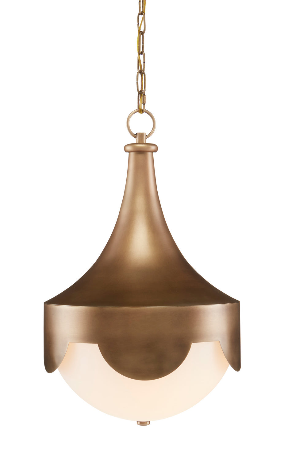 Currey and Company - 9000-0773 - LED Pendant - Antique Brass