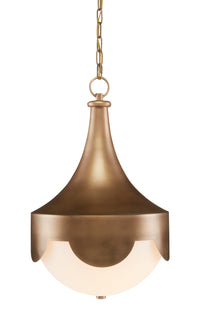 Currey and Company - 9000-0773 - LED Pendant - Antique Brass
