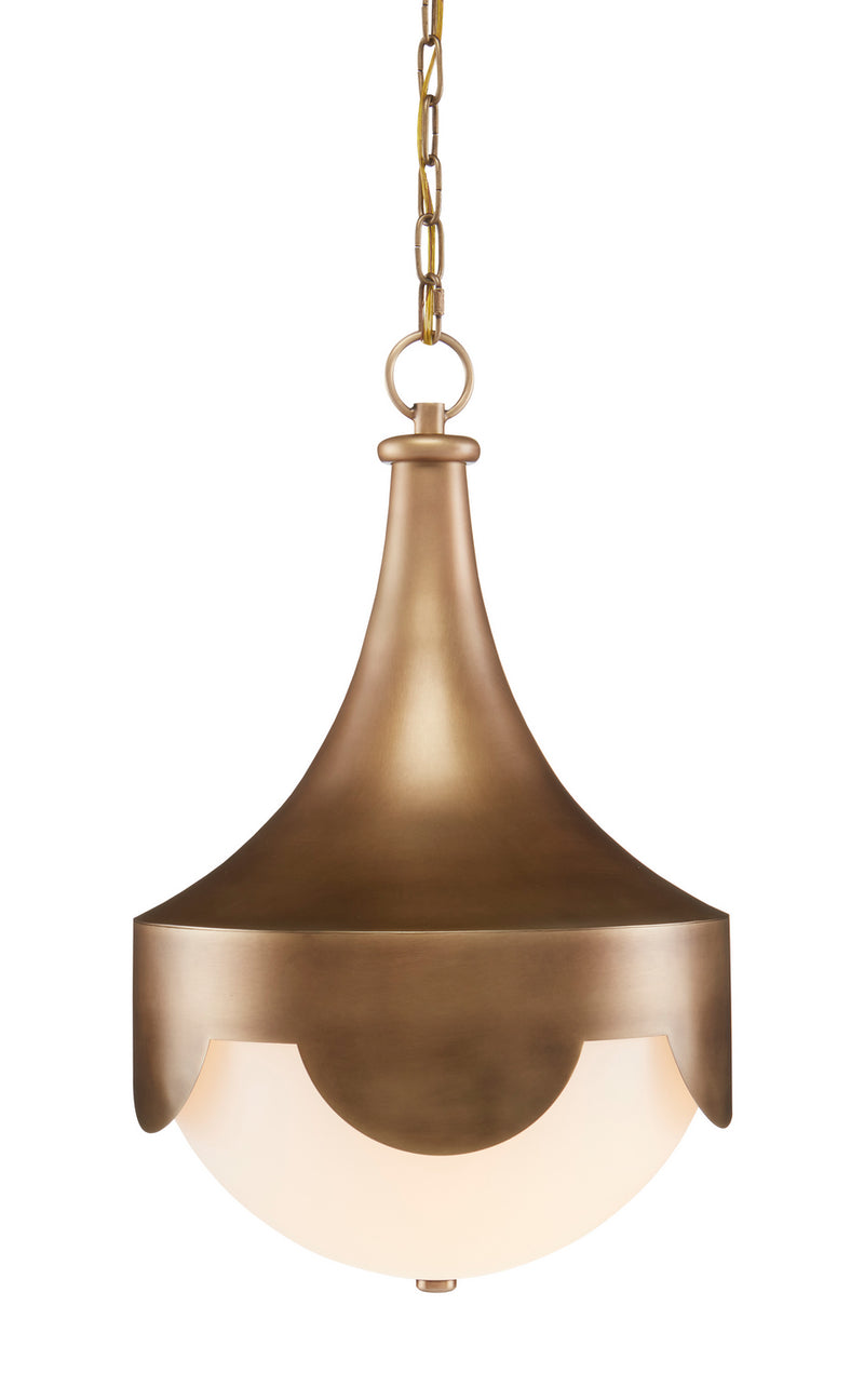 Currey and Company - 9000-0773 - LED Pendant - Antique Brass
