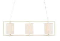 Currey and Company - 9000-0838 - Three Light Chandelier - Monreale - White