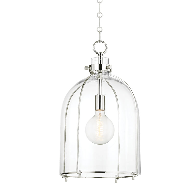 Hudson Valley - 7306-PN - One Light Pendant - Eldridge - Polished Nickel
