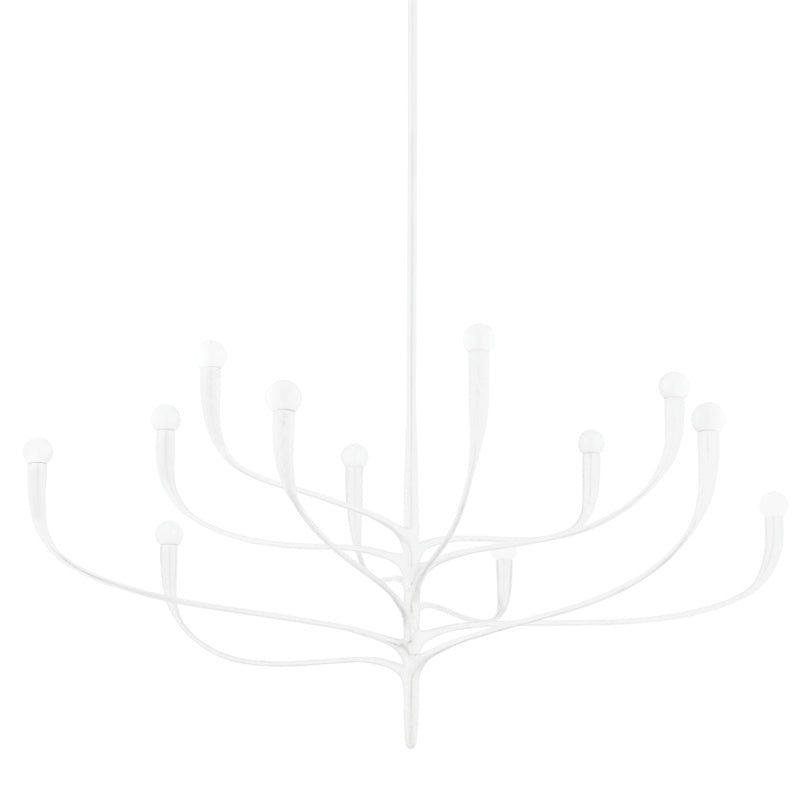 Hudson Valley - 9612-WP - 12 Light Chandelier - Labra - White Plaster