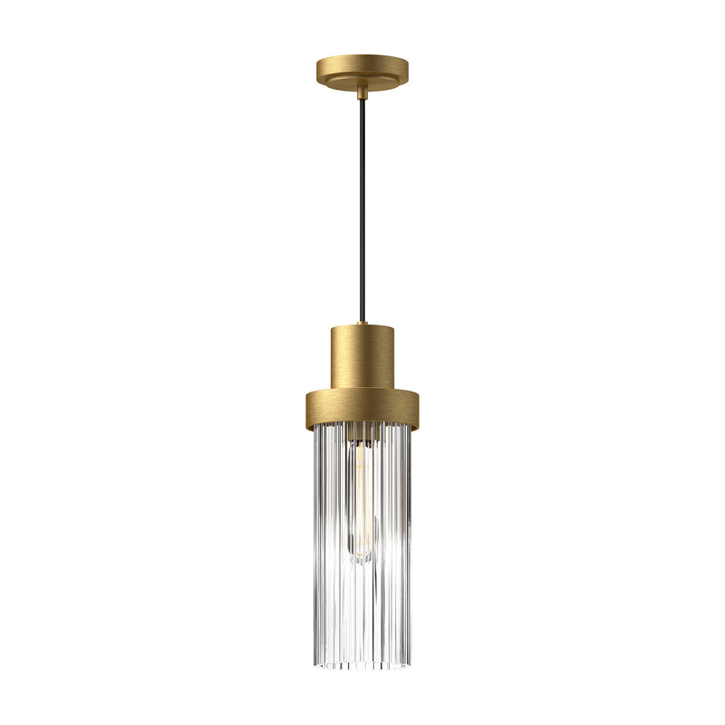 Alora One Light Pendant from the Kent collection in Brushed Gold finish