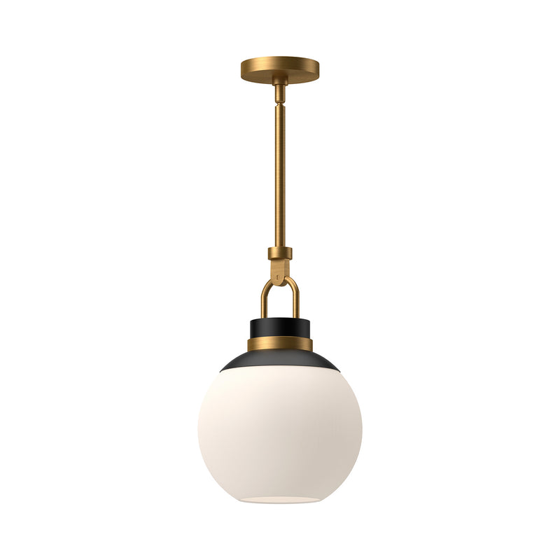 Alora One Light Pendant from the Copperfield collection in Aged Gold finish