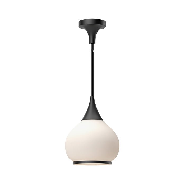 Alora One Light Pendant from the Hazel collection in Matte Black finish