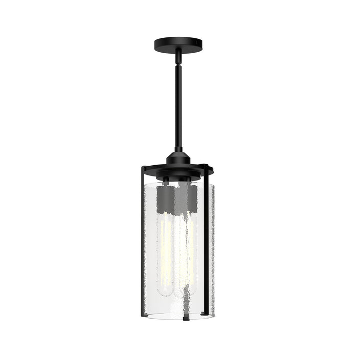 Alora Three Light Pendant from the Belmont collection in Aged Gold/Clear Water Glass|Clear Water Glass/Matte Black finish