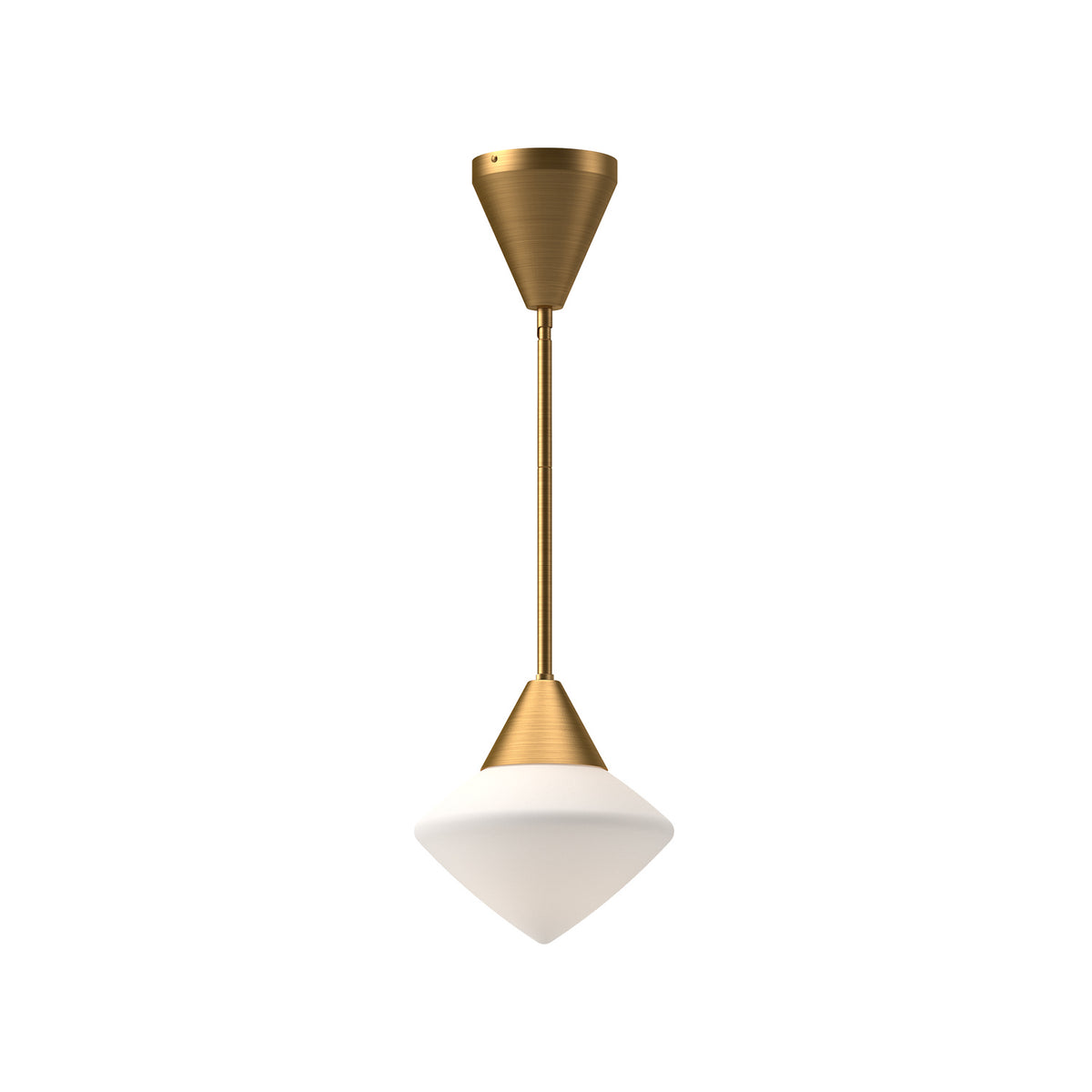 Alora One Light Pendant from the Nora collection in Aged Gold finish