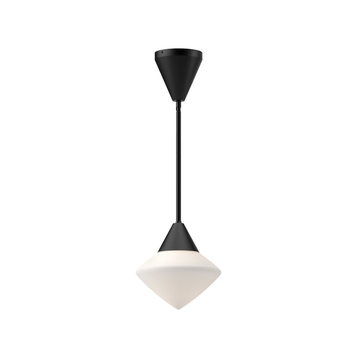 Alora One Light Pendant from the Nora collection in Matte Black finish