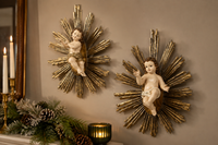 Design Shop Resin Baby Jesus with Sunburst, 19"H, 2 Styles