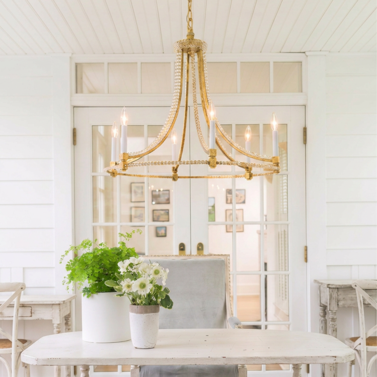 BARCELONA gold chandelier