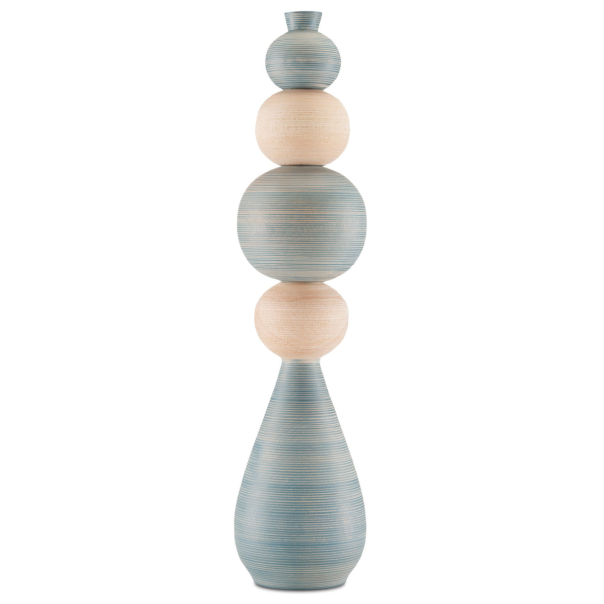 Ringling Large Blue-Gray Vase