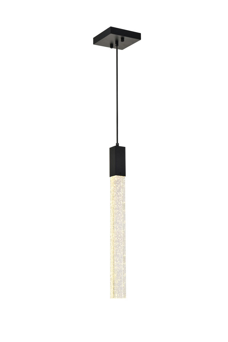 Elegant Lighting - 2066D5BK - One Light Pendant - Weston - black