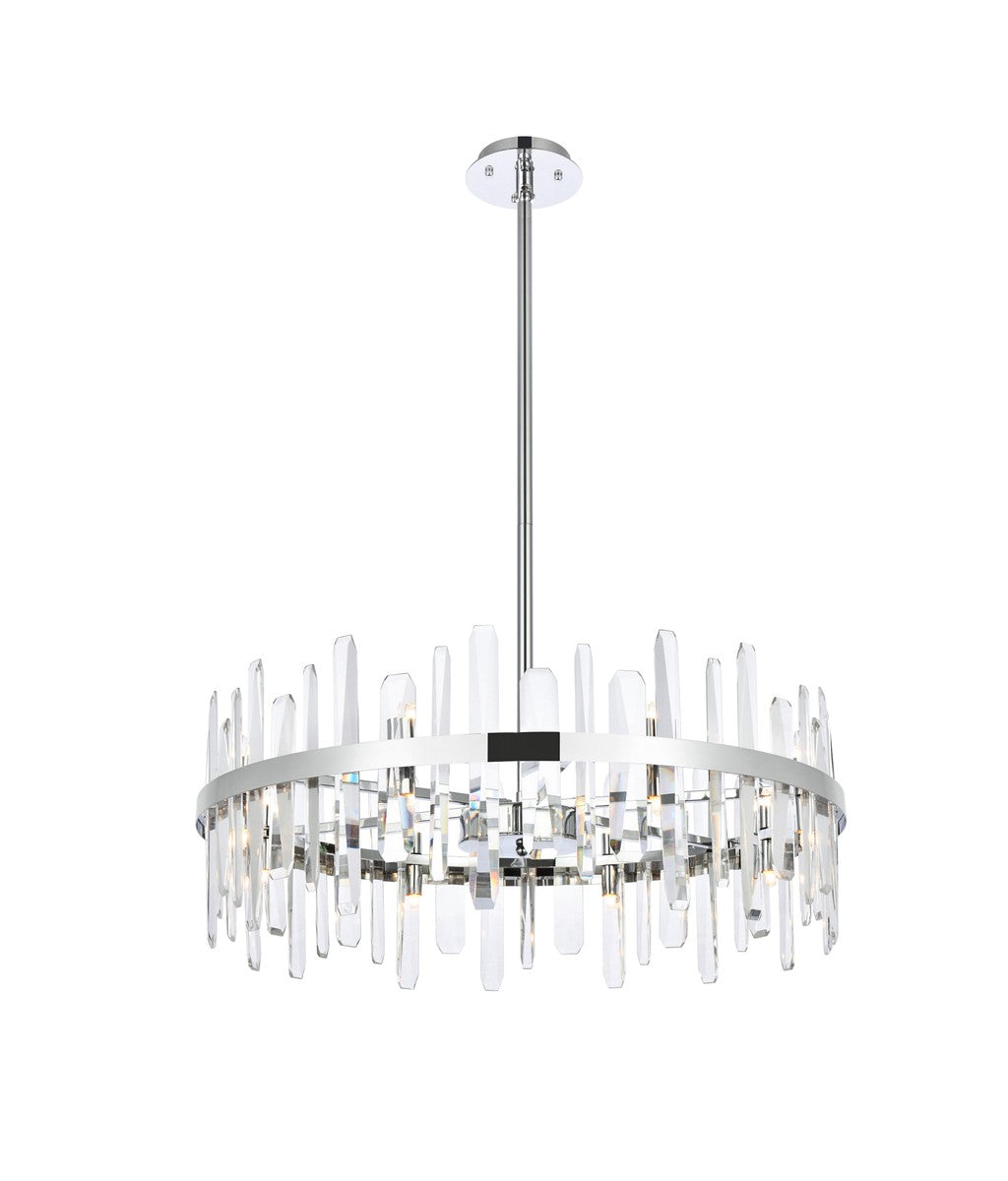 Elegant Lighting - 2200D32C - 16 Light Chandelier - Serena - chrome