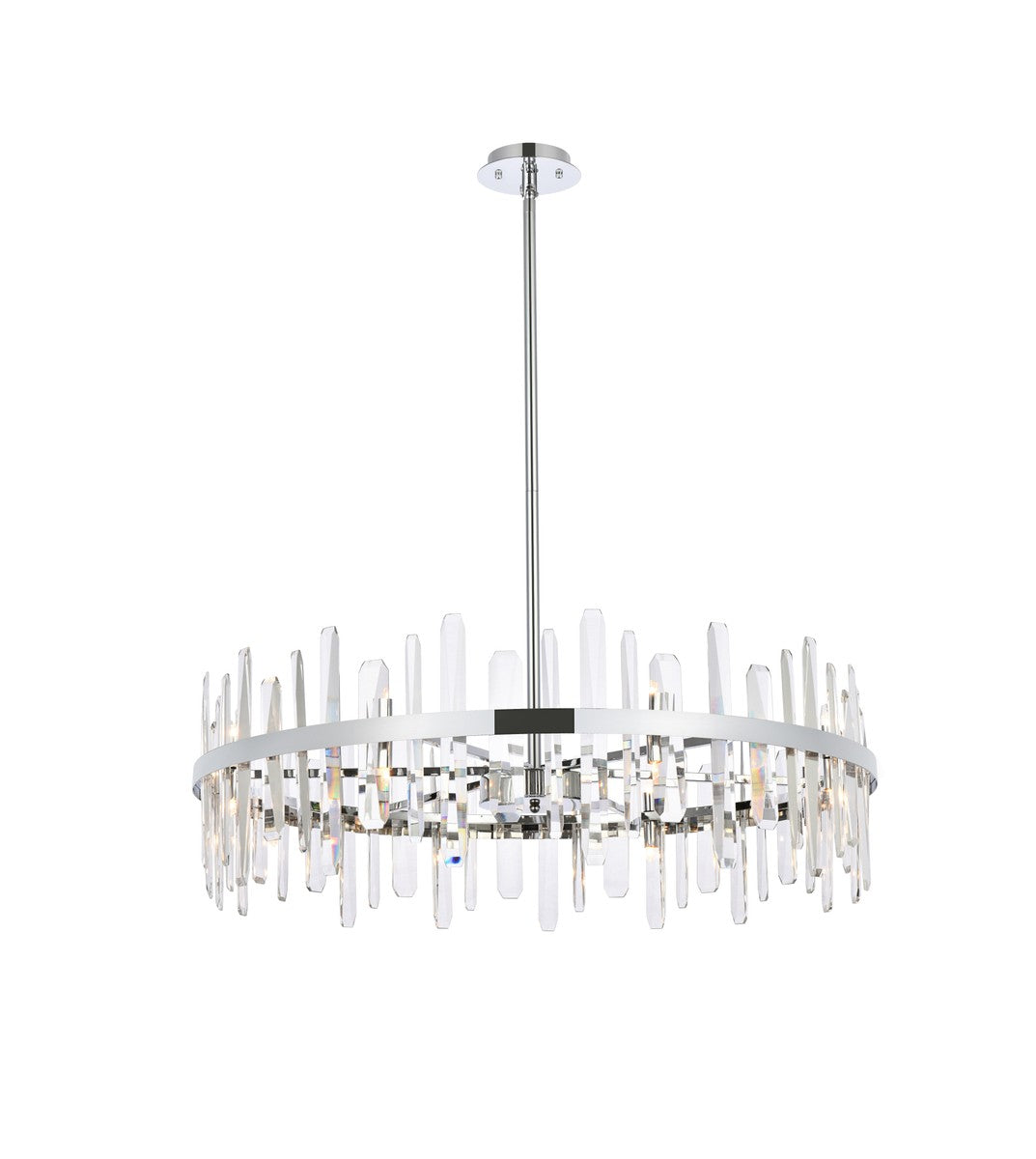 Elegant Lighting - 2200D36C - 16 Light Chandelier - Serena - chrome