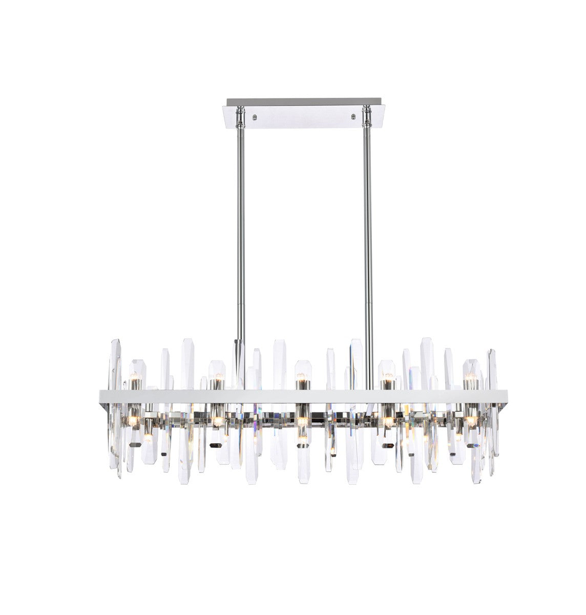 Elegant Lighting - 2200G36C - 20 Light Chandelier - Serena - chrome ...