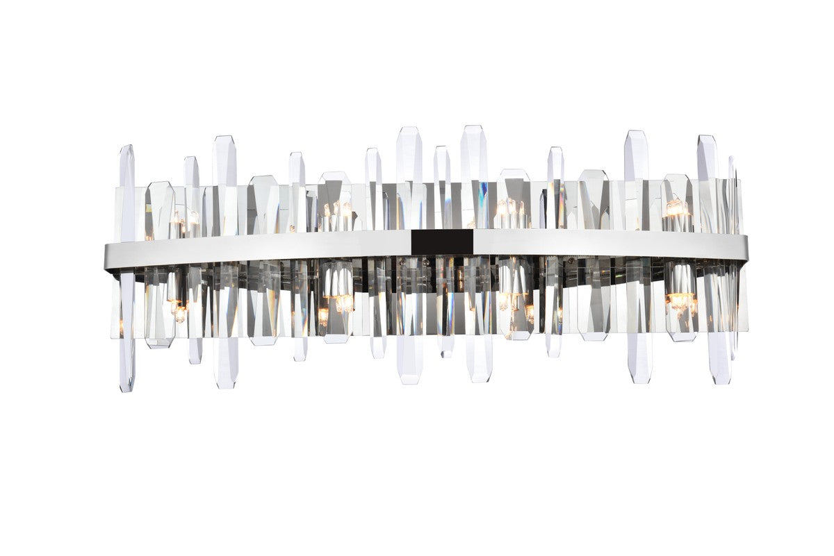 Elegant Lighting - 2200W30C - Eight Light Bath Sconce - Serena - chrome