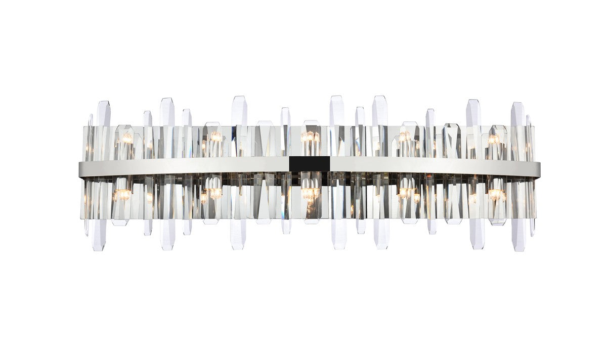 Elegant Lighting - 2200W36C - Ten Light Bath Sconce - Serena - chrome