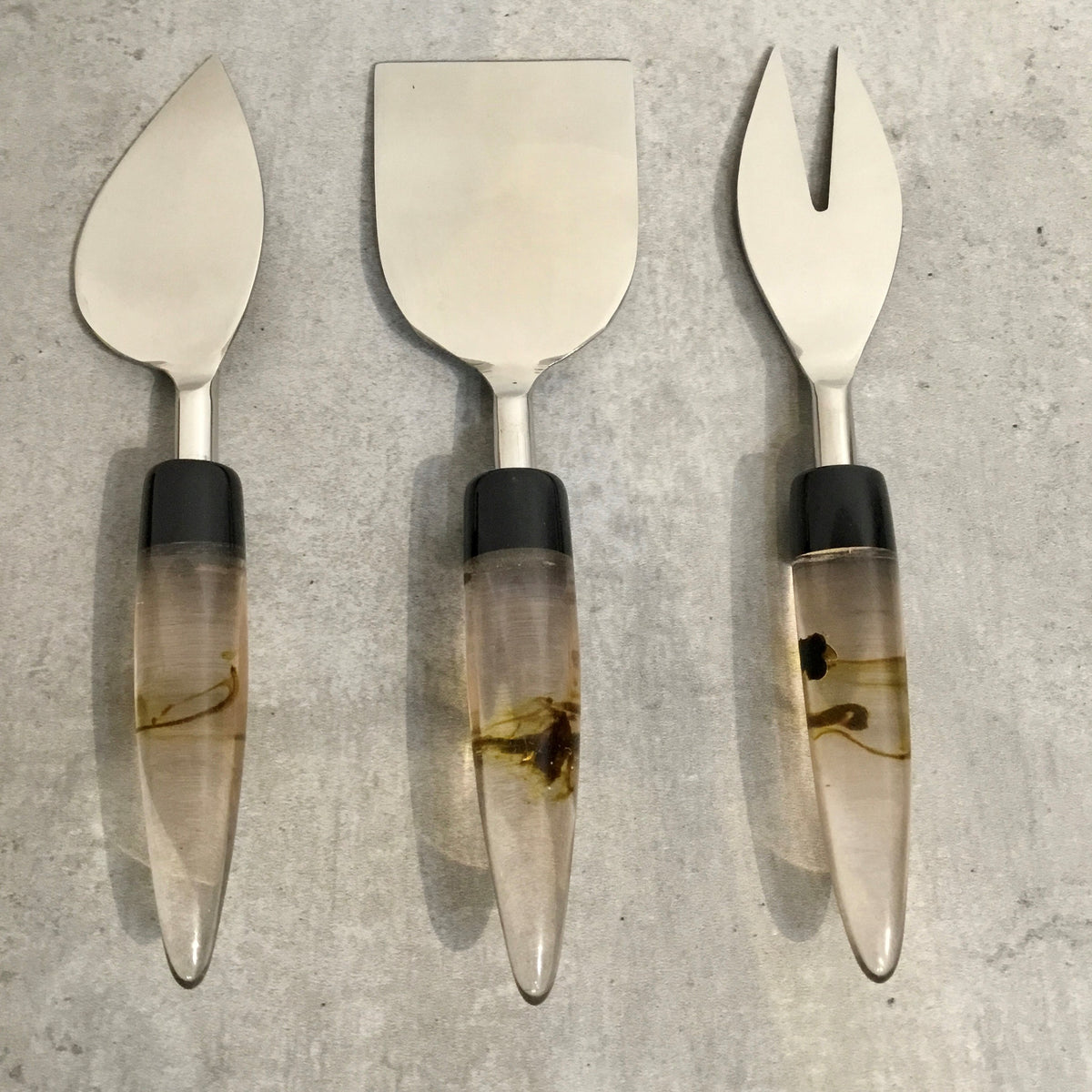 Design Shop Stainless Steel Oval Handle Cheese Set