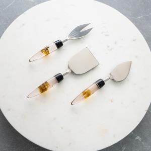 Design Shop Stainless Steel Oval Handle Cheese Set