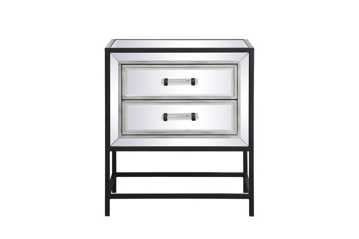 Elegant Lighting End Table from the Beau collection in Black finish