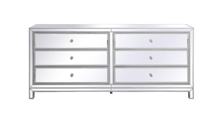 Elegant Lighting - MF73672S - Chest - Reflexion - antique silver