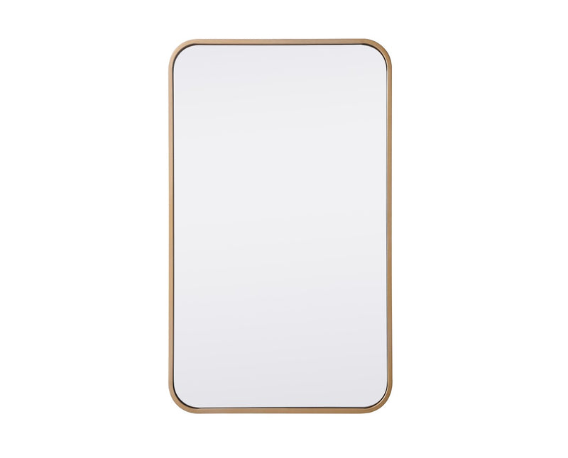 Elegant Lighting - MR801830BR - Mirror - Evermore - Brass