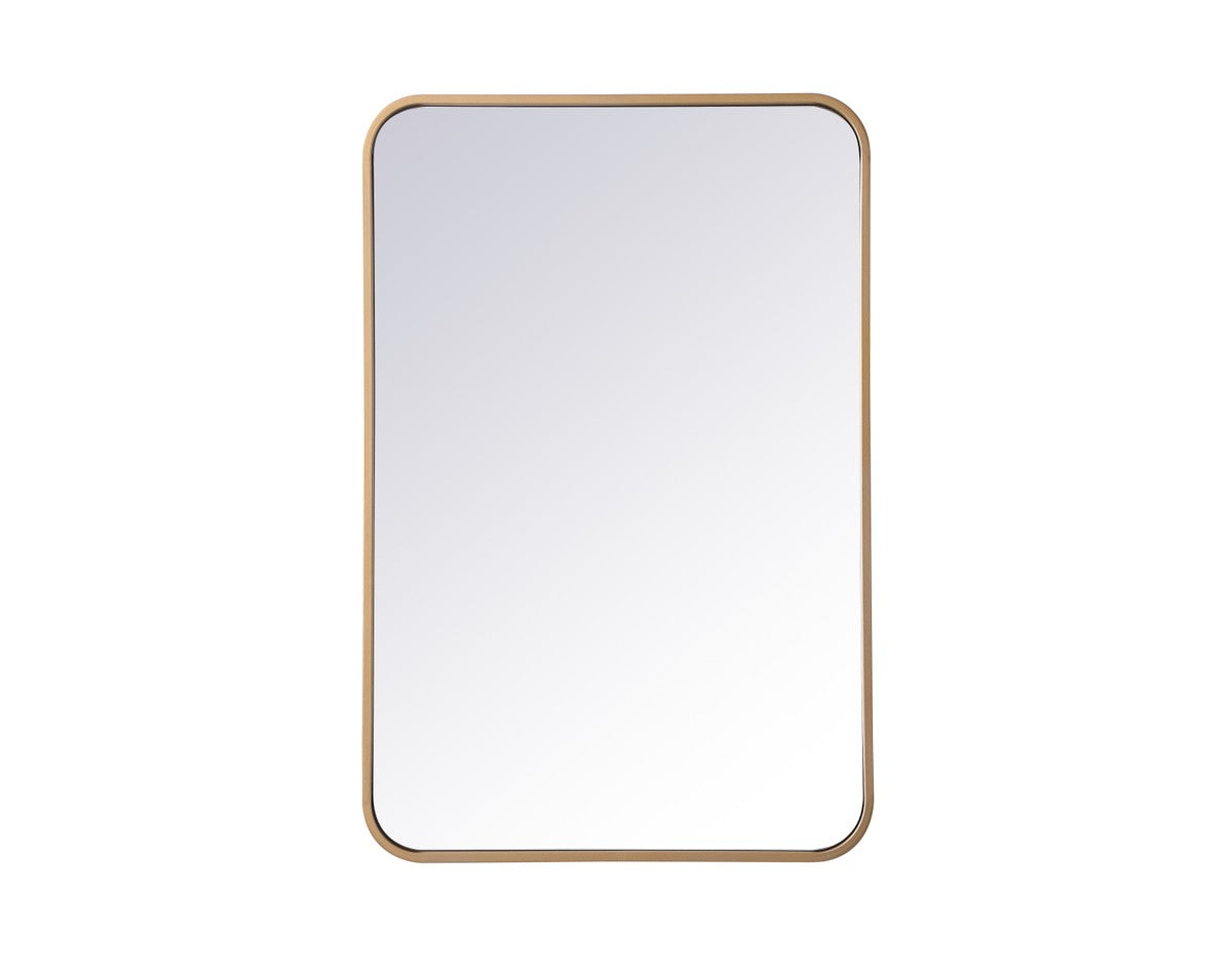 Elegant Lighting - MR802030BR - Mirror - Evermore - Brass