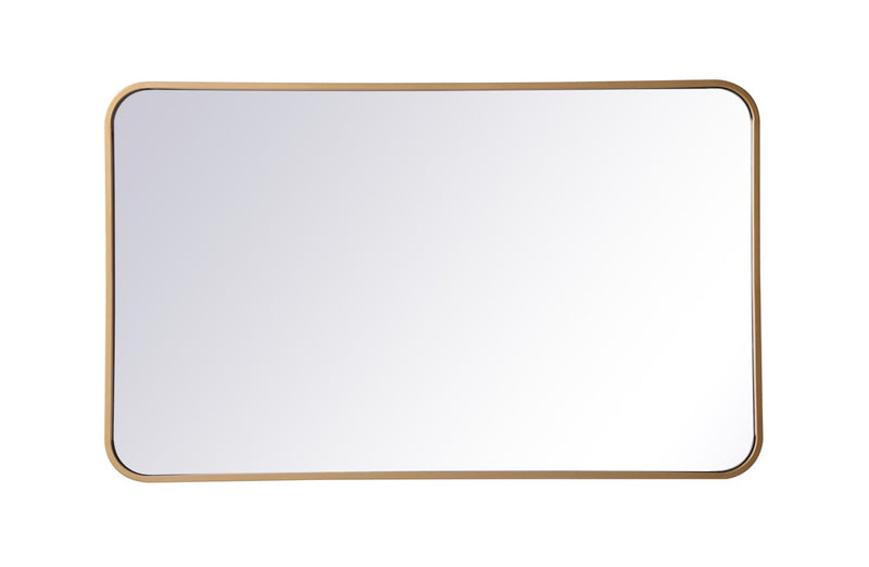Elegant Lighting - MR802236BR - Mirror - Evermore - Brass