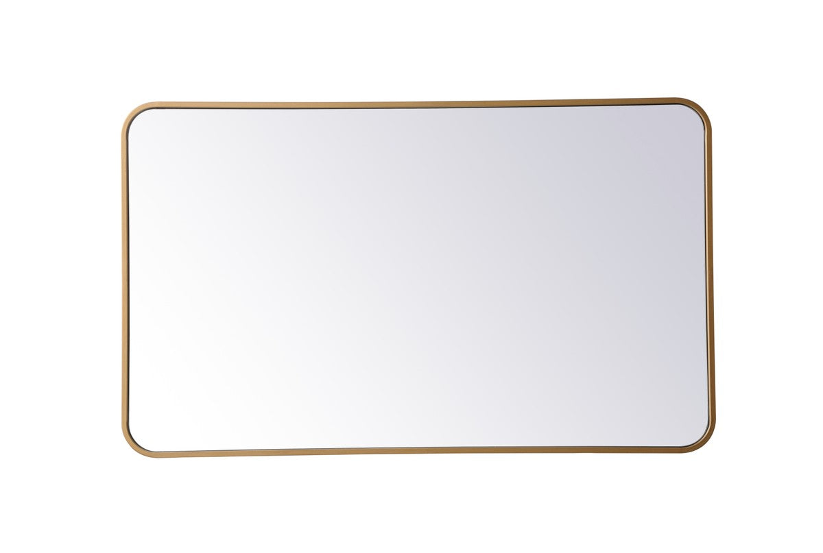 Elegant Lighting - MR802440BR - Mirror - Evermore - Brass