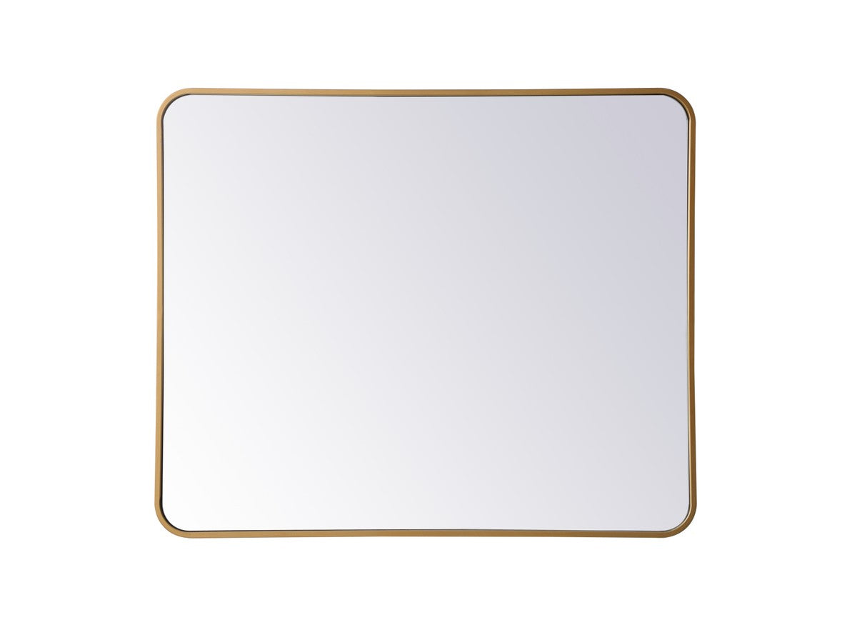 Elegant Lighting - MR803036BR - Mirror - Evermore - Brass