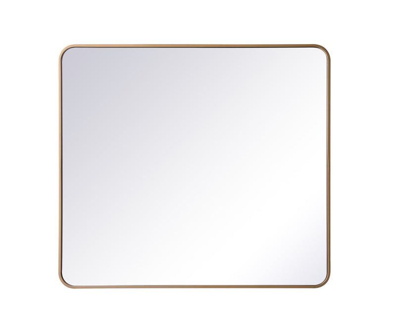 Elegant Lighting - MR803640BR - Mirror - Evermore - Brass