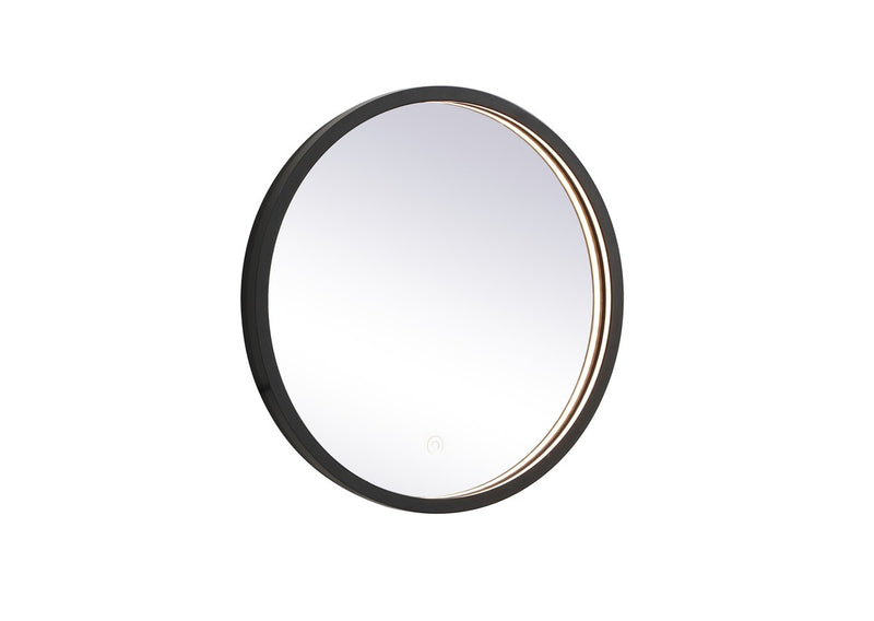 Elegant Lighting - MRE6018BK - LED Mirror - Pier - Black