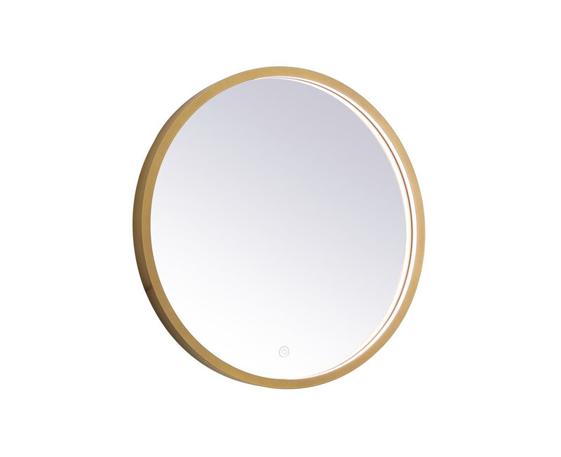 Elegant Lighting - MRE6021BR - LED Mirror - Pier - Brass