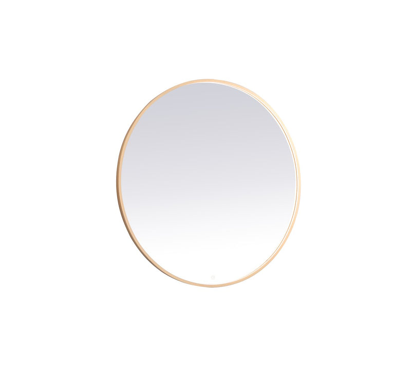 Elegant Lighting - MRE6048BR - LED Mirror - Pier - Brass