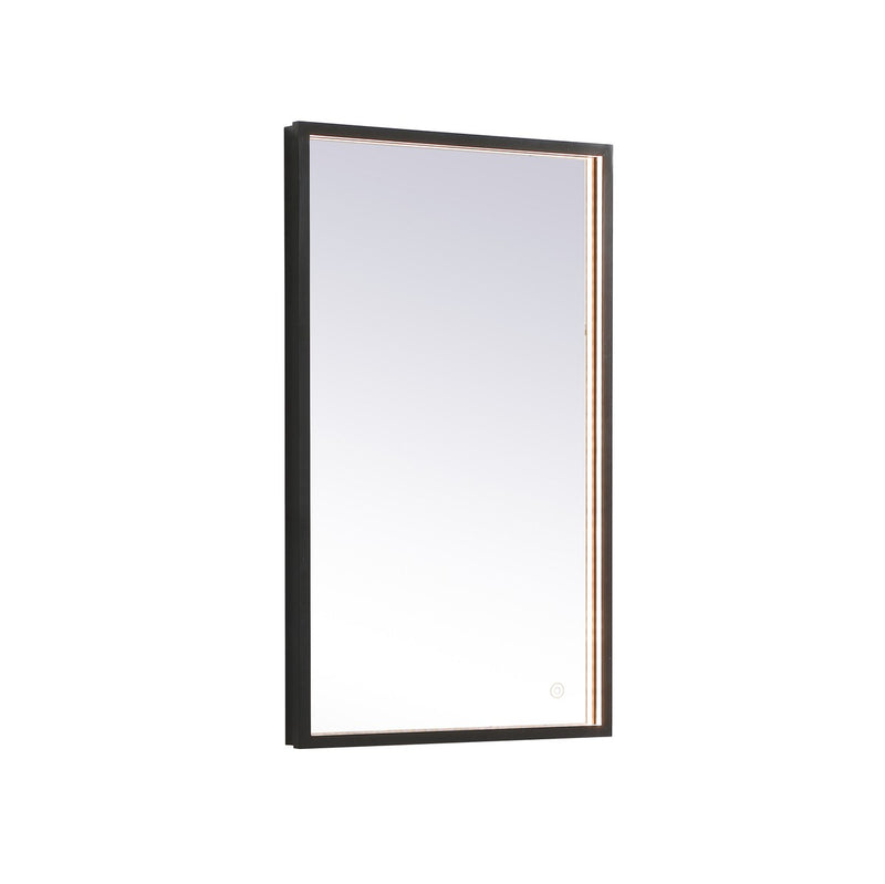 Elegant Lighting - MRE61830BK - LED Mirror - Pier - Black