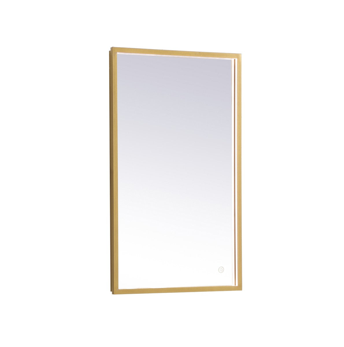 Elegant Lighting - MRE61830BR - LED Mirror - Pier - Brass