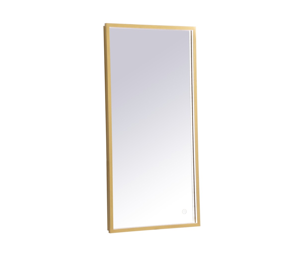 Elegant Lighting - MRE61836BR - LED Mirror - Pier - Brass