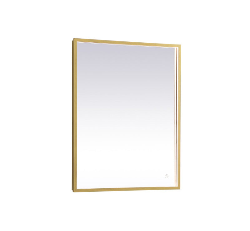 Elegant Lighting - MRE62430BR - LED Mirror - Pier - Brass