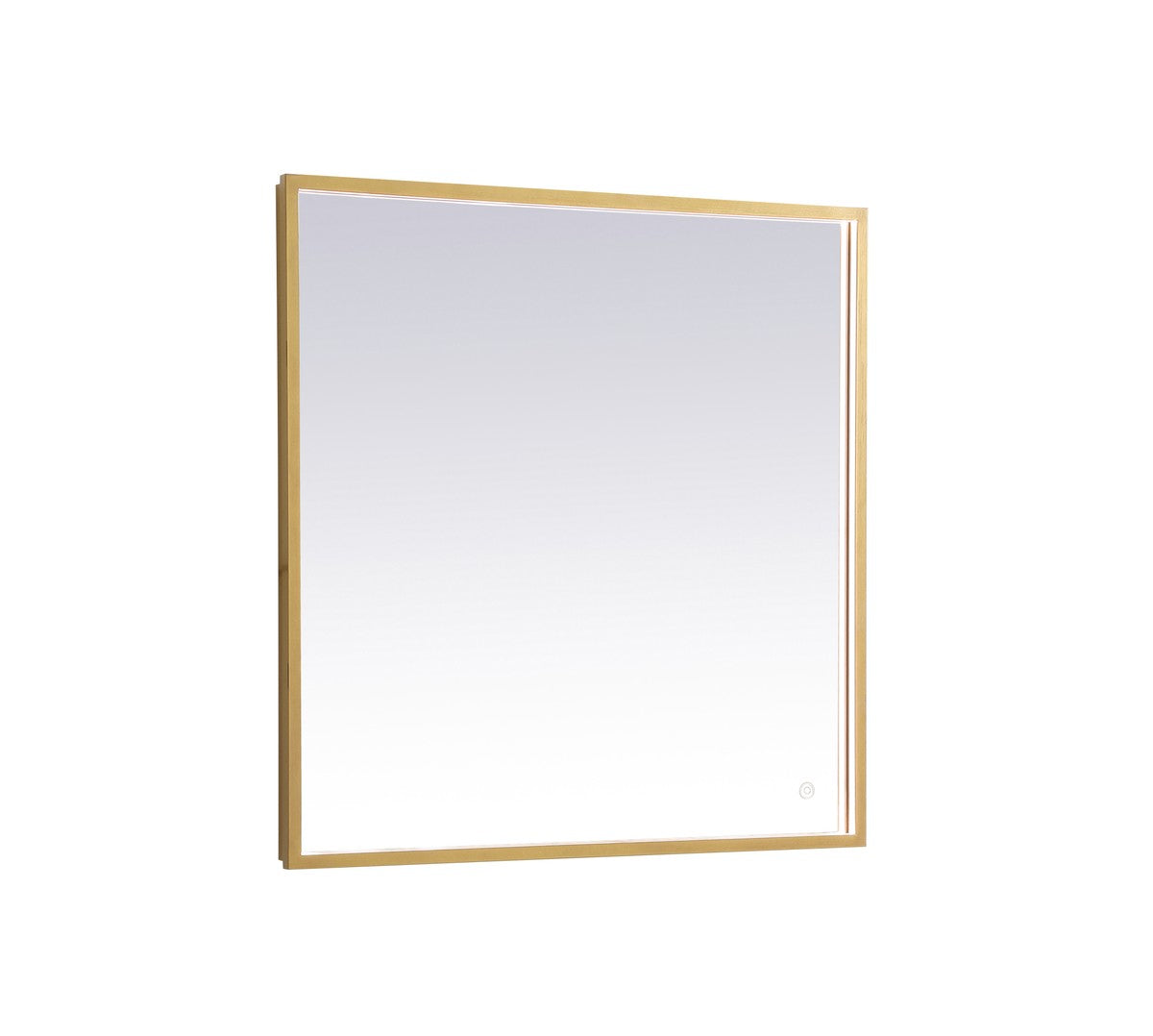 Elegant Lighting - MRE63030BR - LED Mirror - Pier - Brass