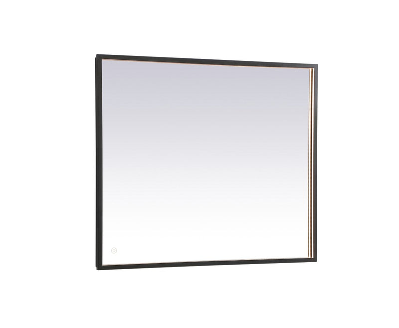 Elegant Lighting - MRE63036BK - LED Mirror - Pier - Black