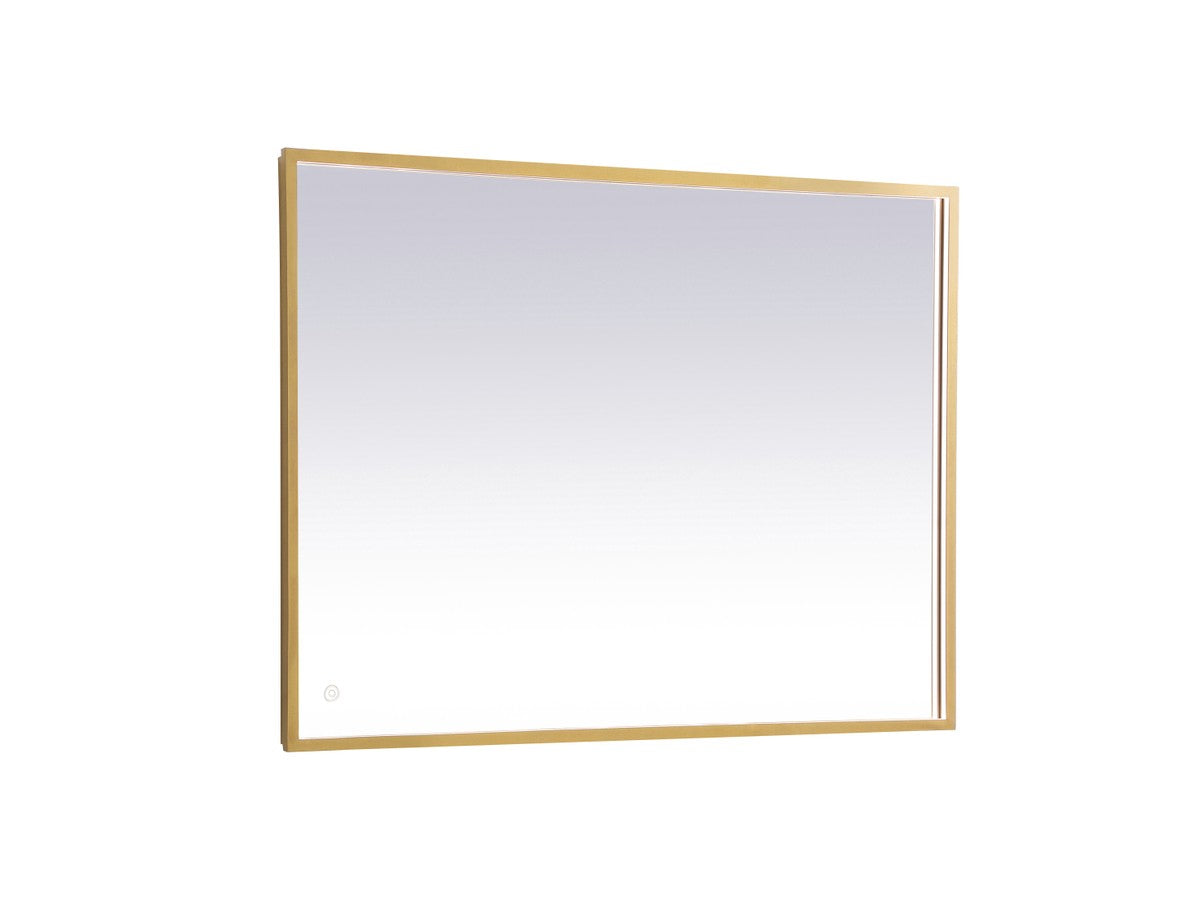 Elegant Lighting - MRE63040BR - LED Mirror - Pier - Brass