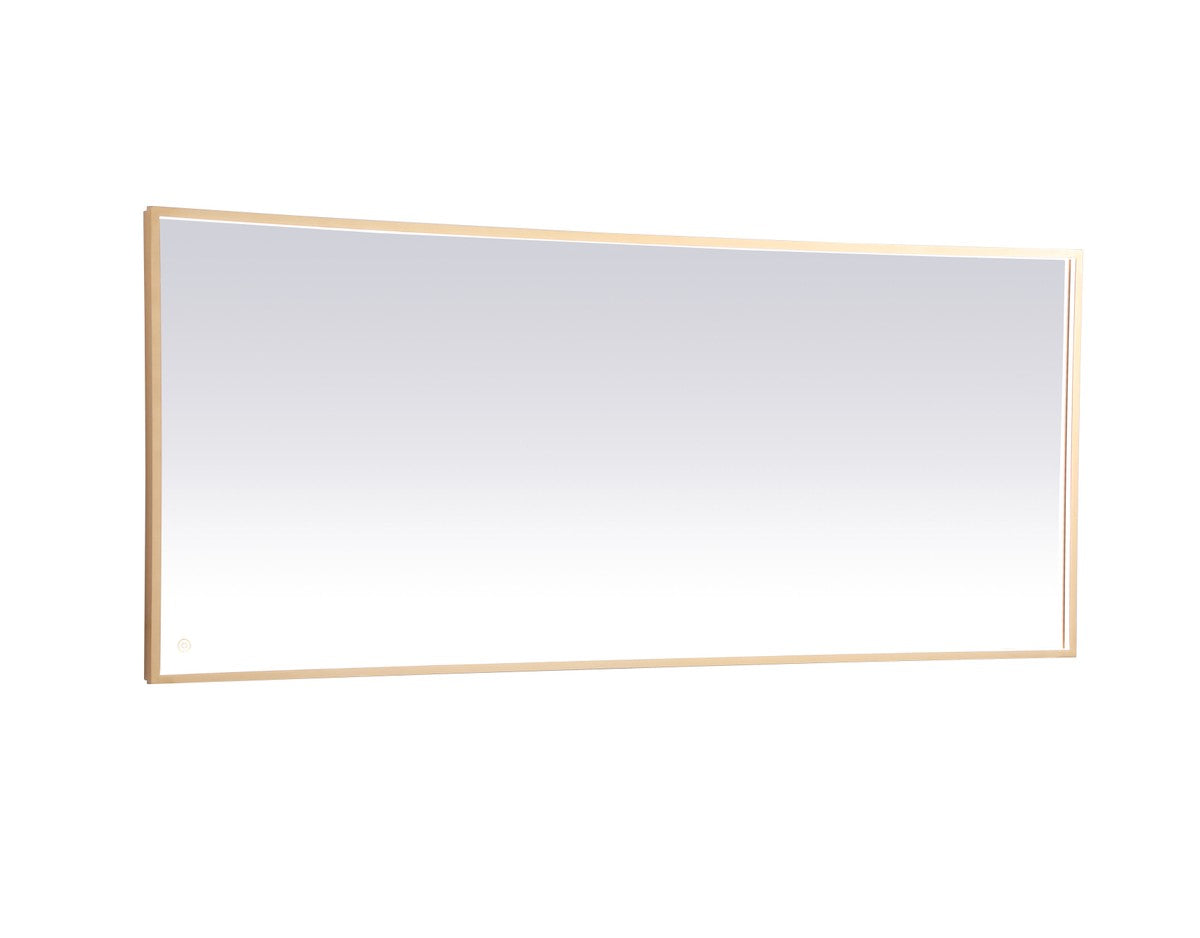 Elegant Lighting - MRE63072BR - LED Mirror - Pier - Brass