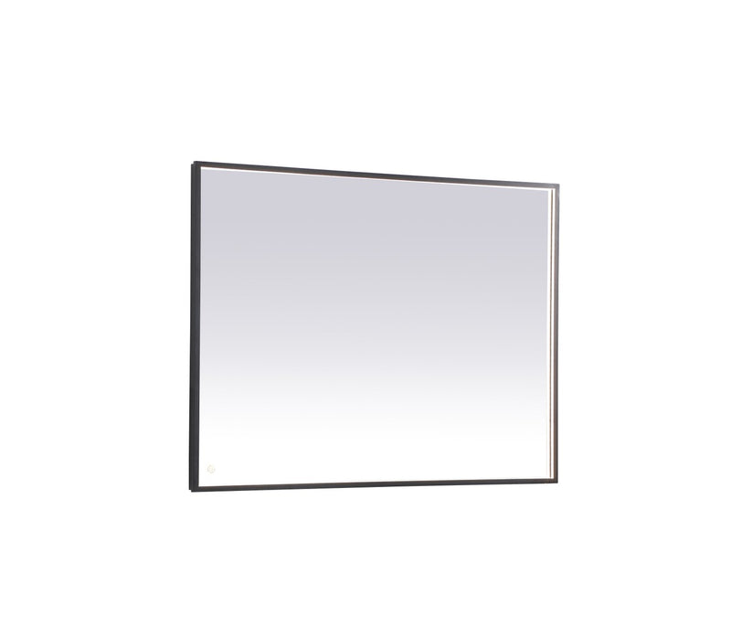 Elegant Lighting - MRE63648BK - LED Mirror - Pier - Black