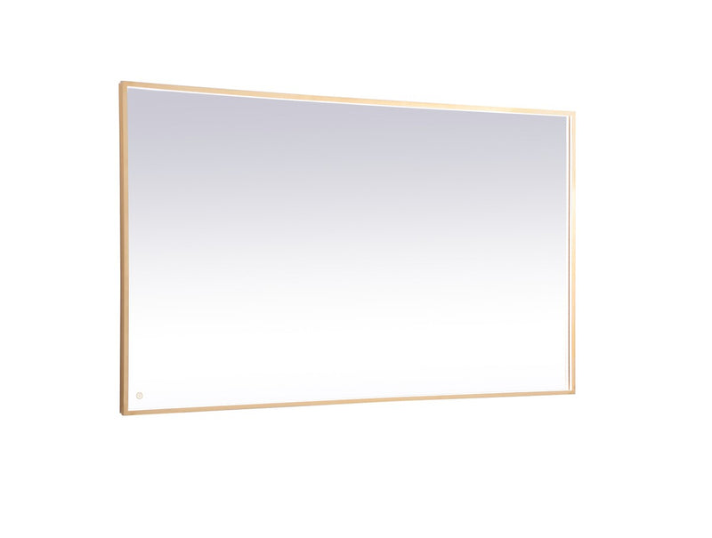 Elegant Lighting - MRE64272BR - LED Mirror - Pier - Brass