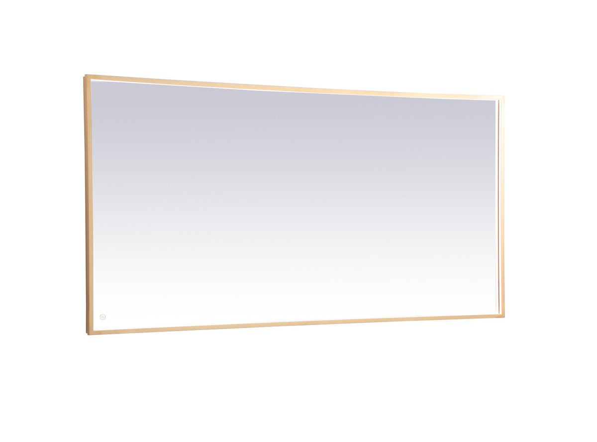 Elegant Lighting - MRE63672BR - LED Mirror - Pier - Brass