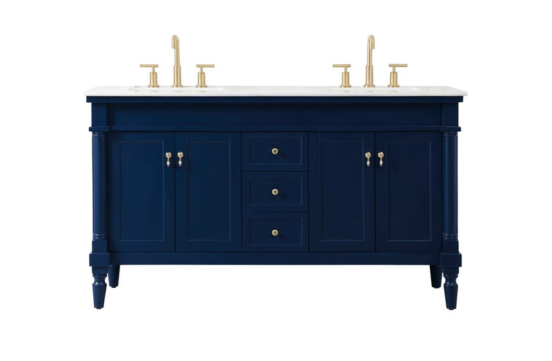 Elegant Lighting - VF13060DBL - Vanity Sink Set - Lexington - Blue