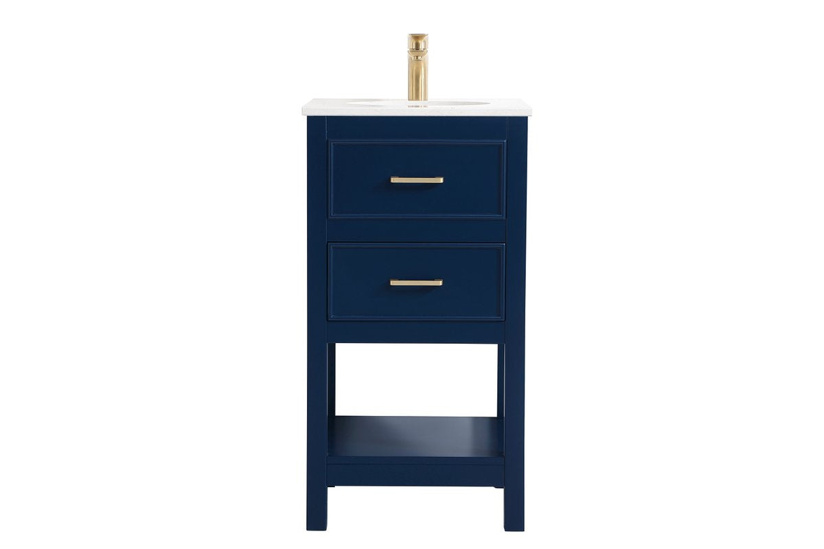 Elegant Lighting - VF19018BL - Vanity Sink Set - Sinclaire - Blue