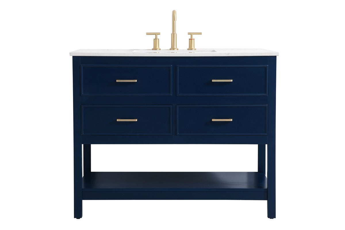 Elegant Lighting - VF19042BL - Vanity Sink Set - Sinclaire - blue