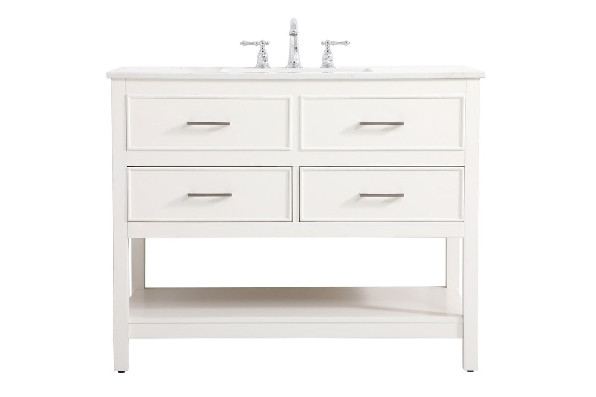 Elegant Lighting - VF19042WH - Vanity Sink Set - Sinclaire - white